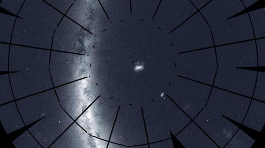 NASA'nın TESS uydusu Güney Gökü'nün uzay panoramasını kayda aldı