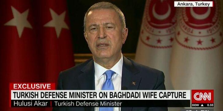 Milli Savunma Bakanı Akar: ABD'nin operasyonu öncesi Bağdadi'nin yerini bilmiyorduk