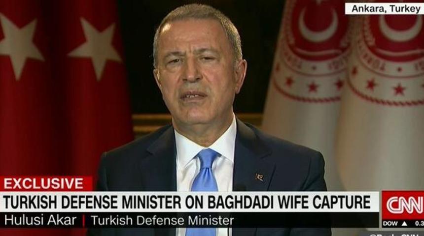 Milli Savunma Bakanı Akar: ABD'nin operasyonu öncesi Bağdadi'nin yerini bilmiyorduk