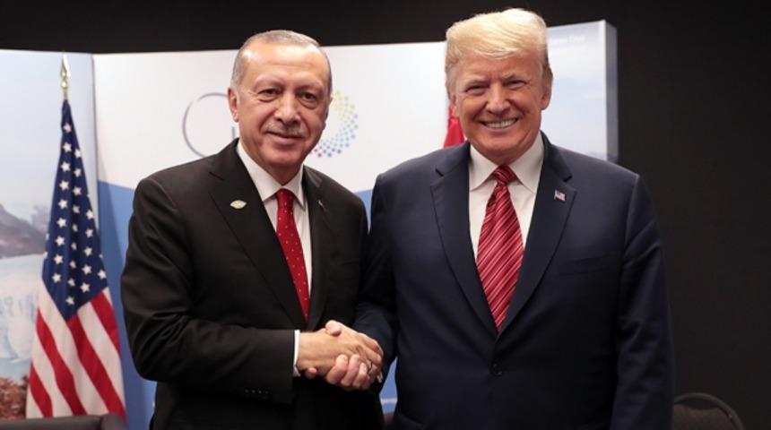 Son dakika! Cumhurbaşkanı Erdoğan, Trump ile görüştü