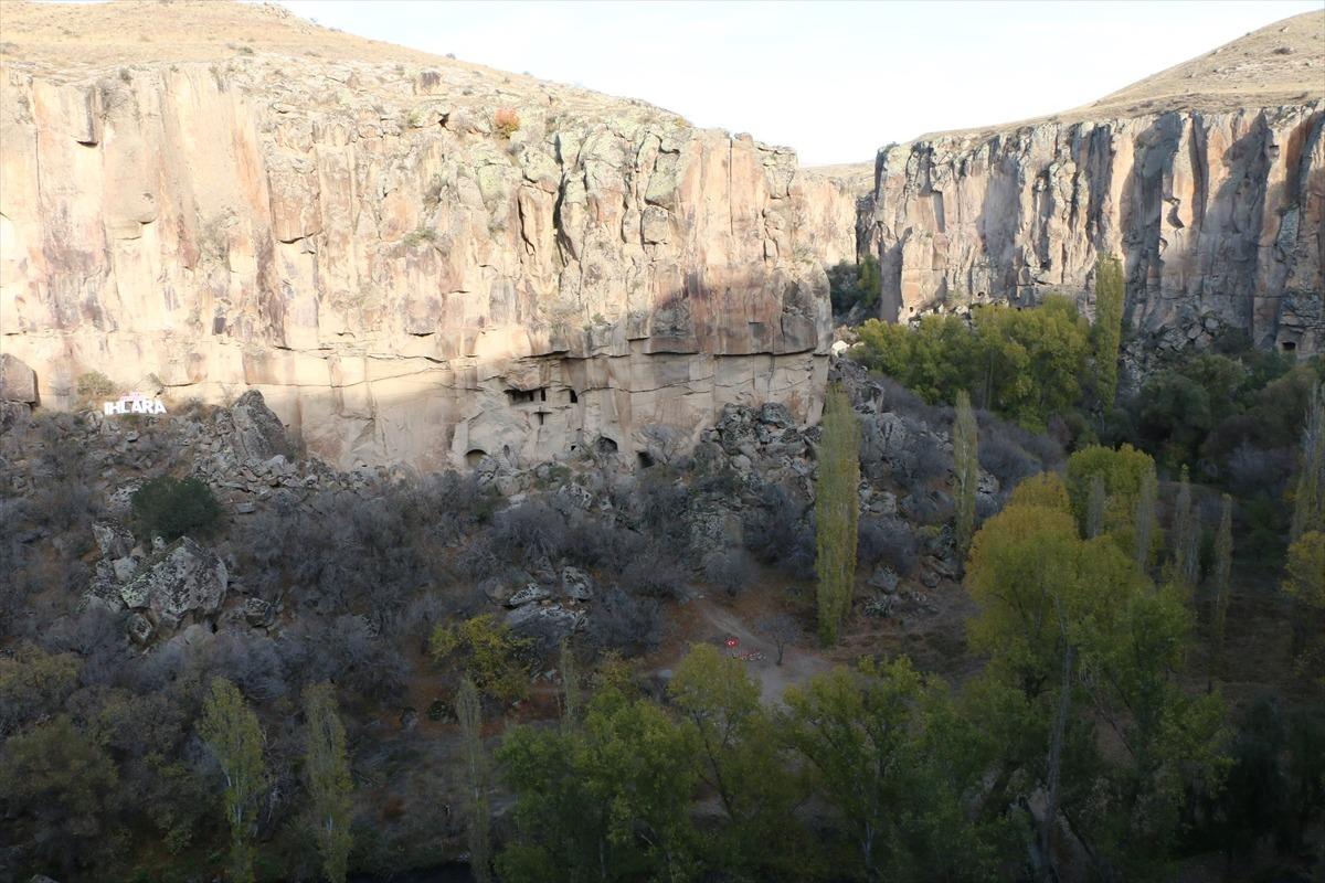 'Kapadokya'nın İncisi' Ihlara Vadisi sonbaharda da g&ouml;zde 