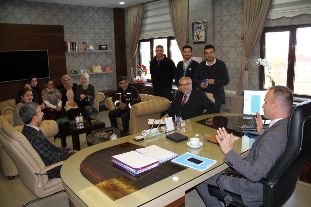 MEB AKUB ekibinden Milli Eğitim M&uuml;d&uuml;r&uuml; Tekin&rsquo;e ziyaret