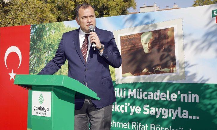 Çankaya’da ilk Diyanet İşleri Başkanı Börekçi’nin adı ölümsüzleşti G4