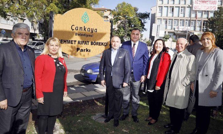 Çankaya’da ilk Diyanet İşleri Başkanı Börekçi’nin adı ölümsüzleşti G5