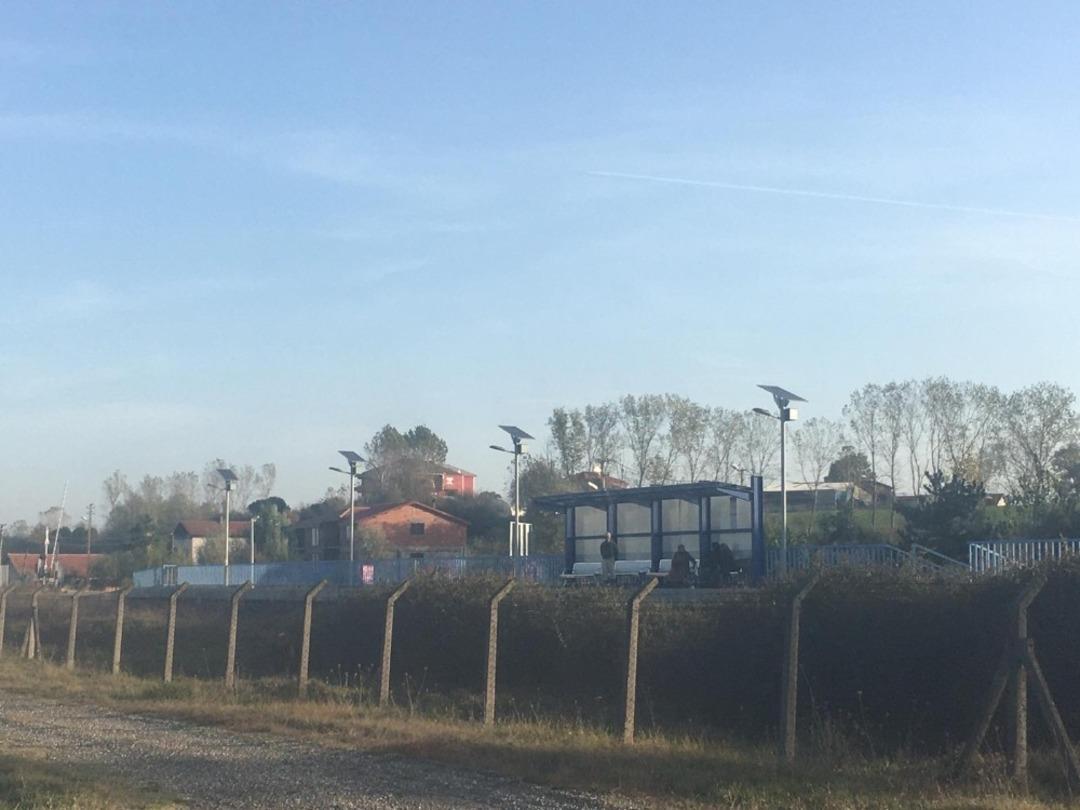 U&ccedil;ak yolcuları tren mağduru oldu