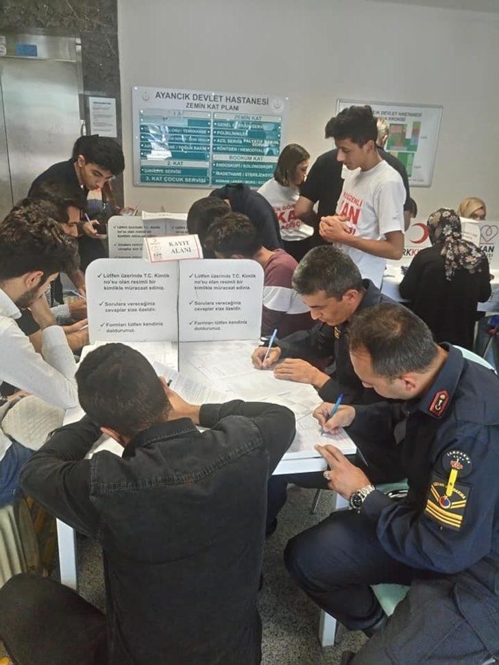 Jandarmadan kan bağışına destek G2