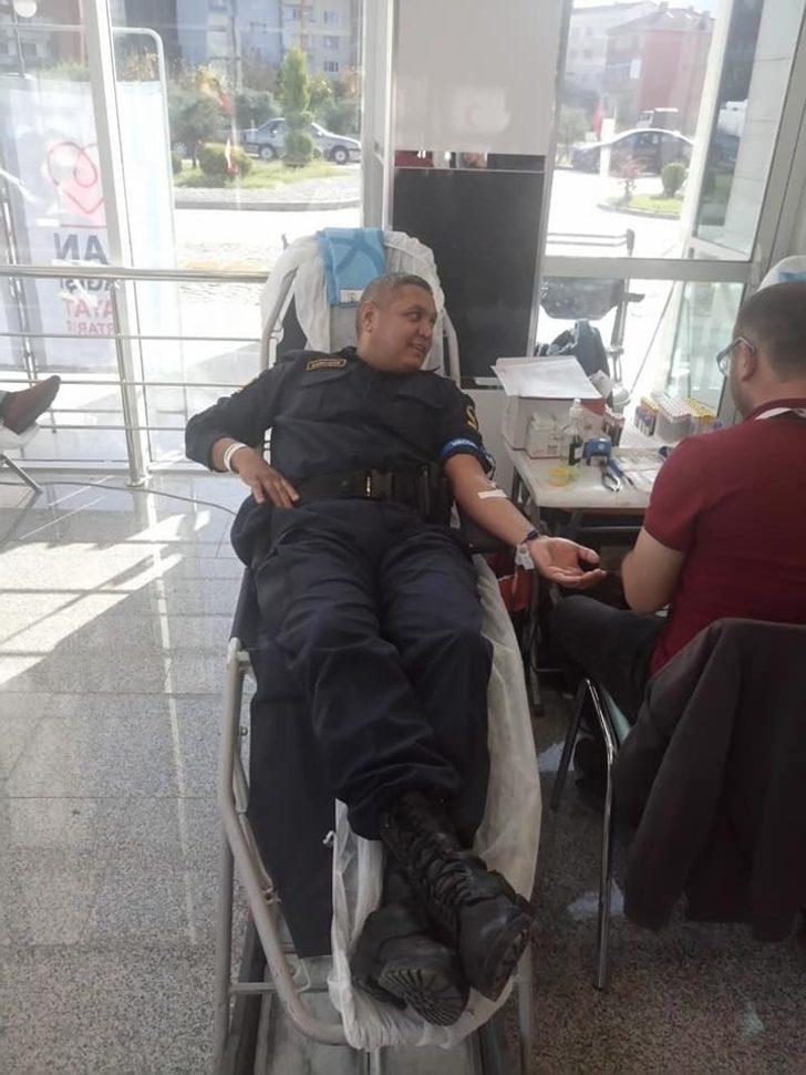 Jandarmadan kan bağışına destek G3