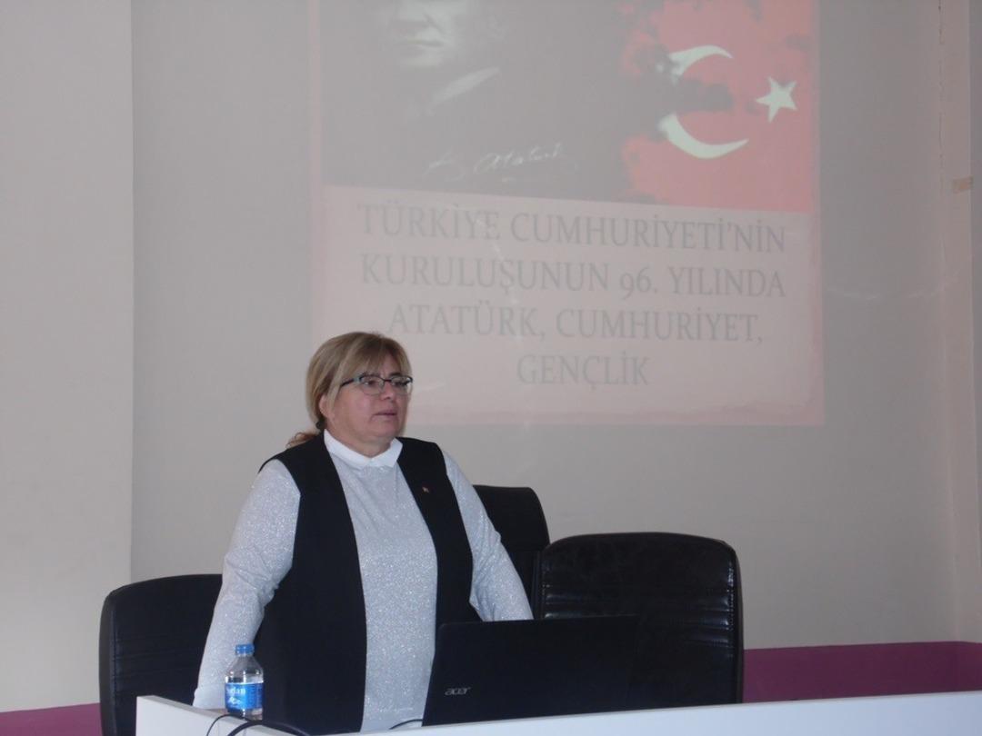 K&ouml;şk MYO&rsquo;DA Cumhuriyet S&ouml;yleşisi ger&ccedil;ekleştirildi