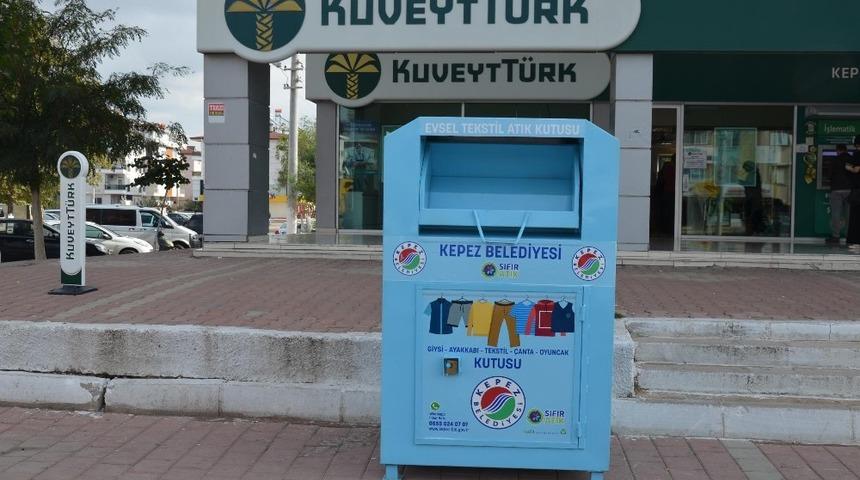 Kepez, tekstil atıklarını ayrıştırıyor