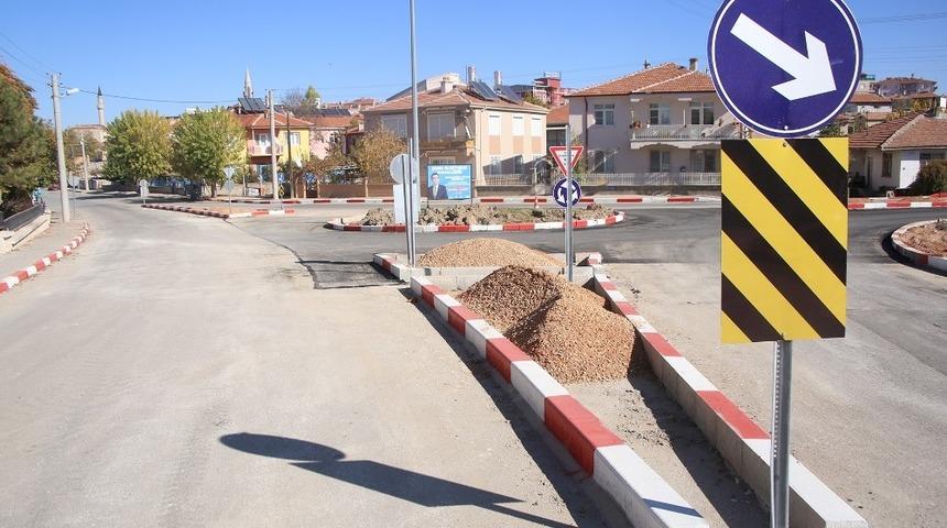 Karaman&rsquo;da kavşak d&uuml;zenlemesi