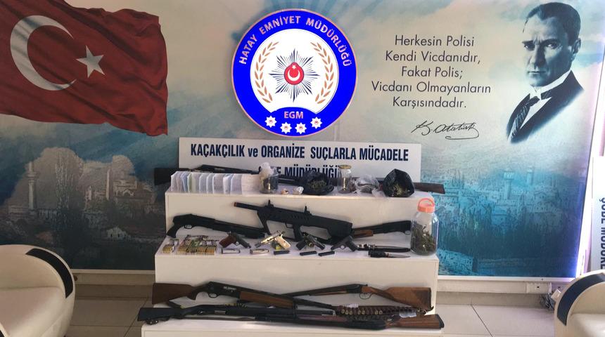 Hatay'da suç örgütüne operasyon: 19 gözaltı