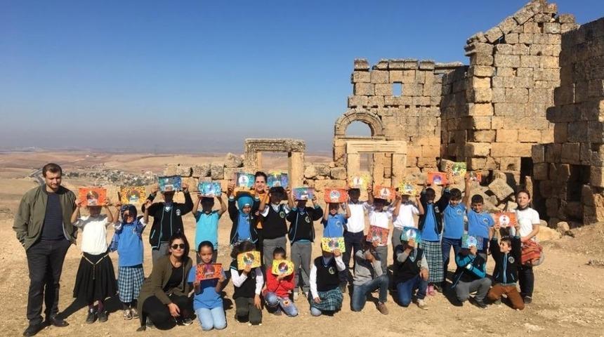 Öğrenciler Zerzevan Kalesi’ni gezdi