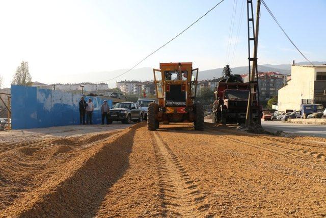 Safranbolu’da üstyapı çalışmaları