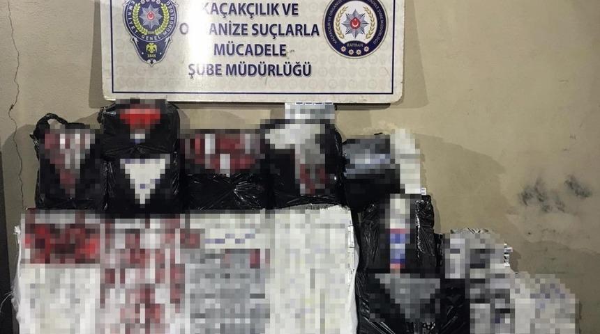 Batman&rsquo;da 6 bin 150 paket ka&ccedil;ak sigara ele ge&ccedil;irildi