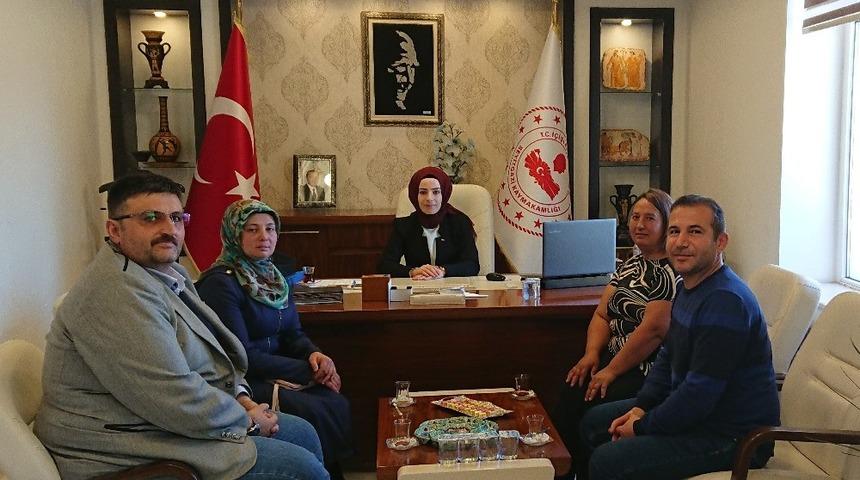 Kaymakam Baytak&rsquo;a nezaket ziyareti