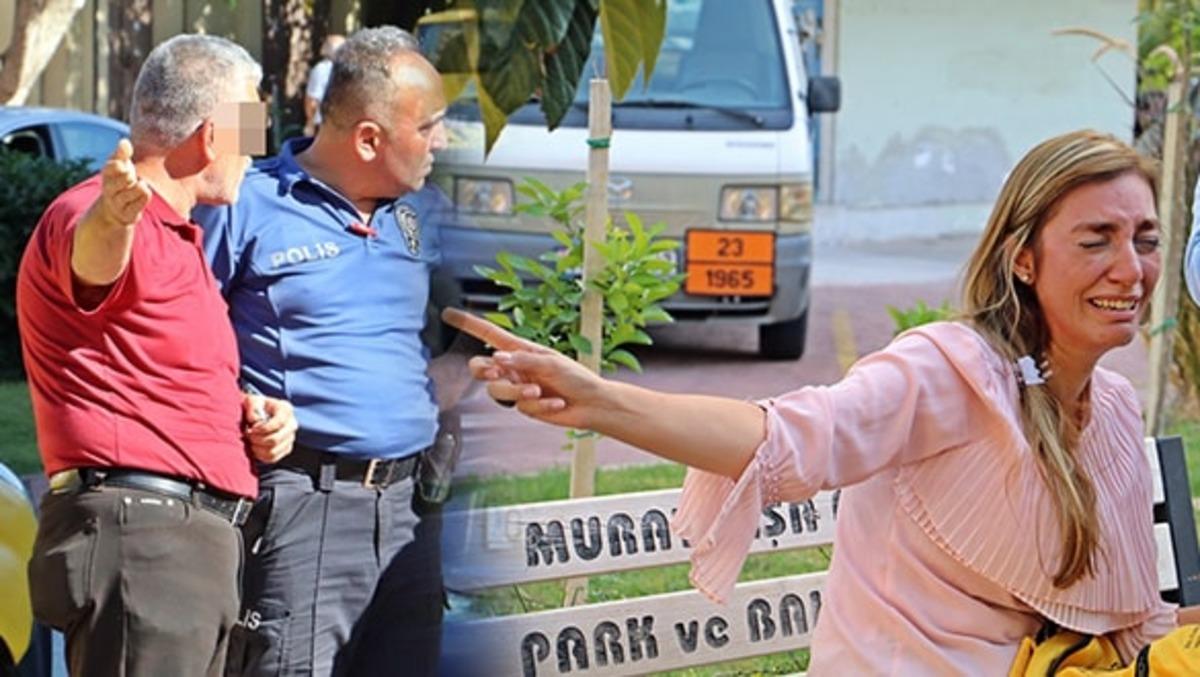 Taksici ve turist birbirine girdi! Gen&ccedil; kadın g&ouml;zyaşlarına boğuldu