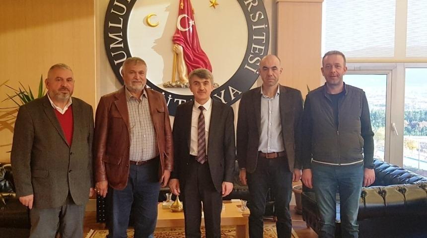 Kütahya Esnaf Derneği’nden Rektör Uysal’a ziyaret