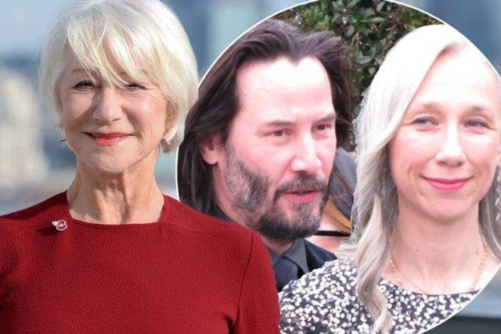 Keanu Reeves'in yeni sevgilisi Alexandra Grant'a benzetilen Helen Mirren konuyla ilgili konuştu G1