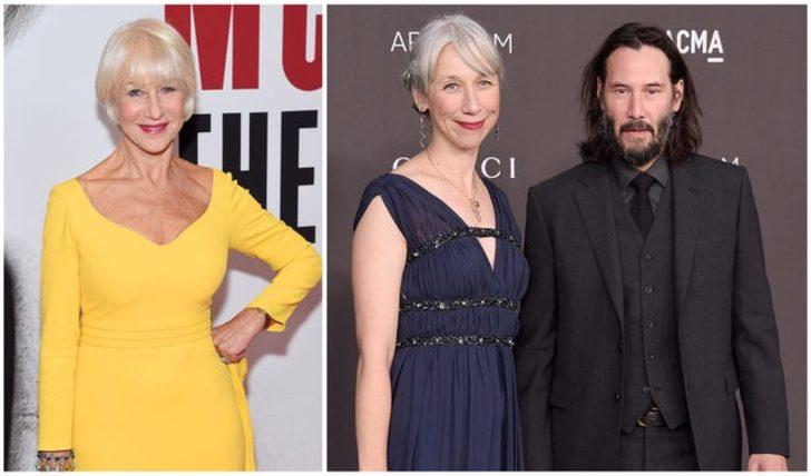 Keanu Reeves'in yeni sevgilisi Alexandra Grant'a benzetilen Helen Mirren konuyla ilgili konuştu G3