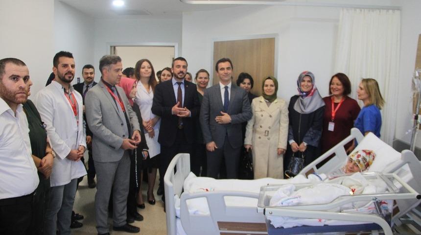 Kestel Devlet Hastanesi&rsquo;nin ilk bebeği d&uuml;nyaya geldi