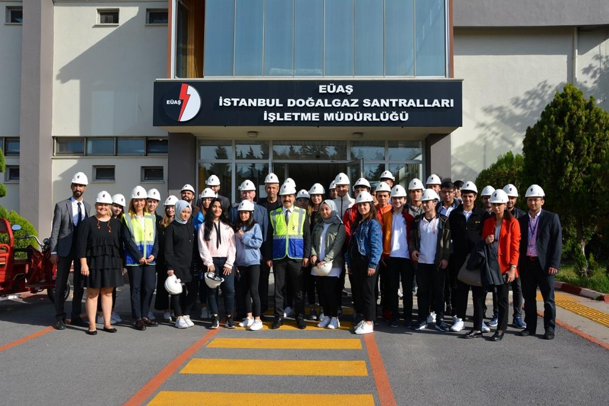 Meslek lisesi &ouml;ğrencilerine Ambarlı Santrali&rsquo;nde &ouml;zel ders