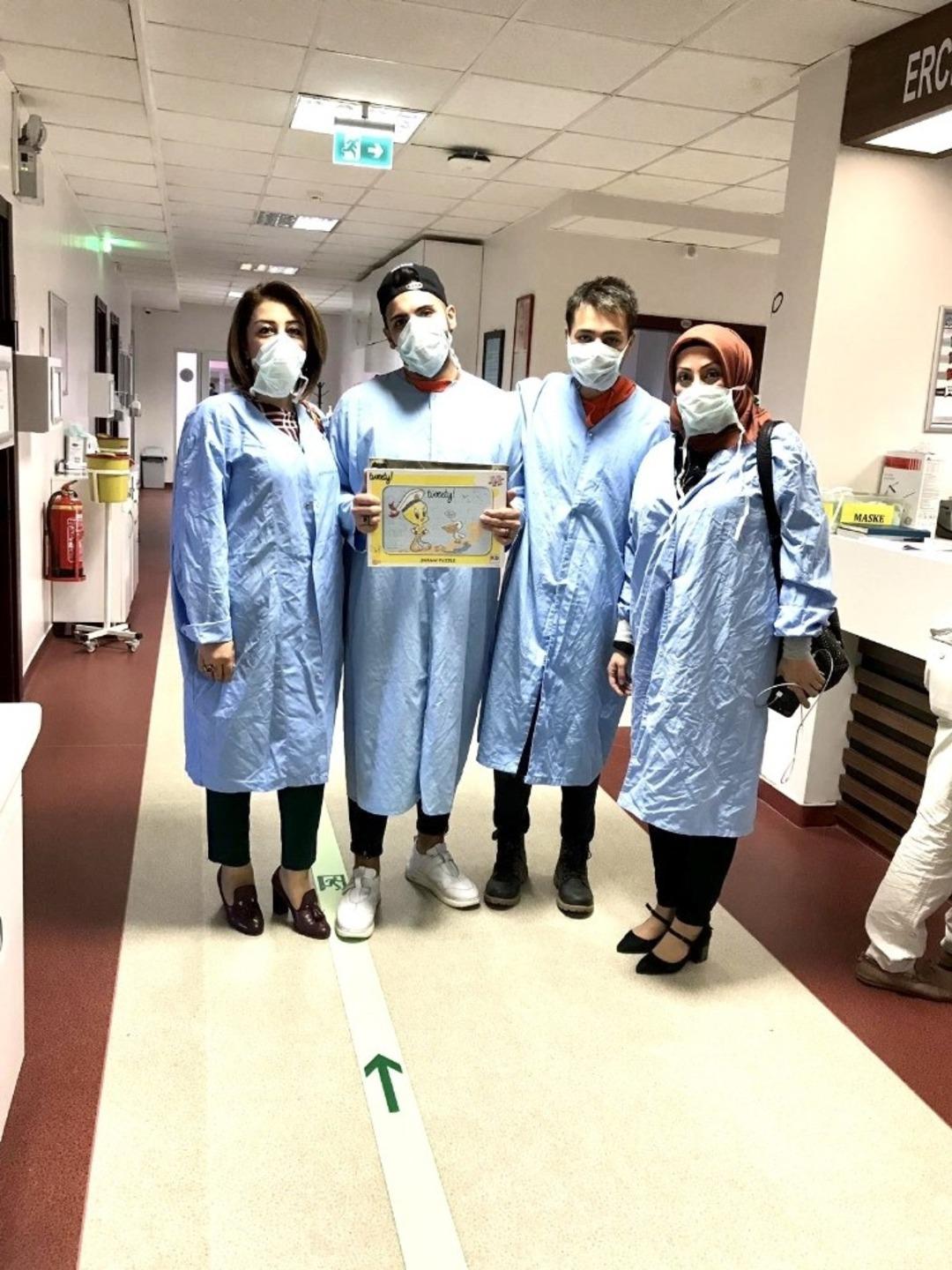 Karadenizliler Derneği&rsquo;nden l&ouml;semi hastalarına ziyaret