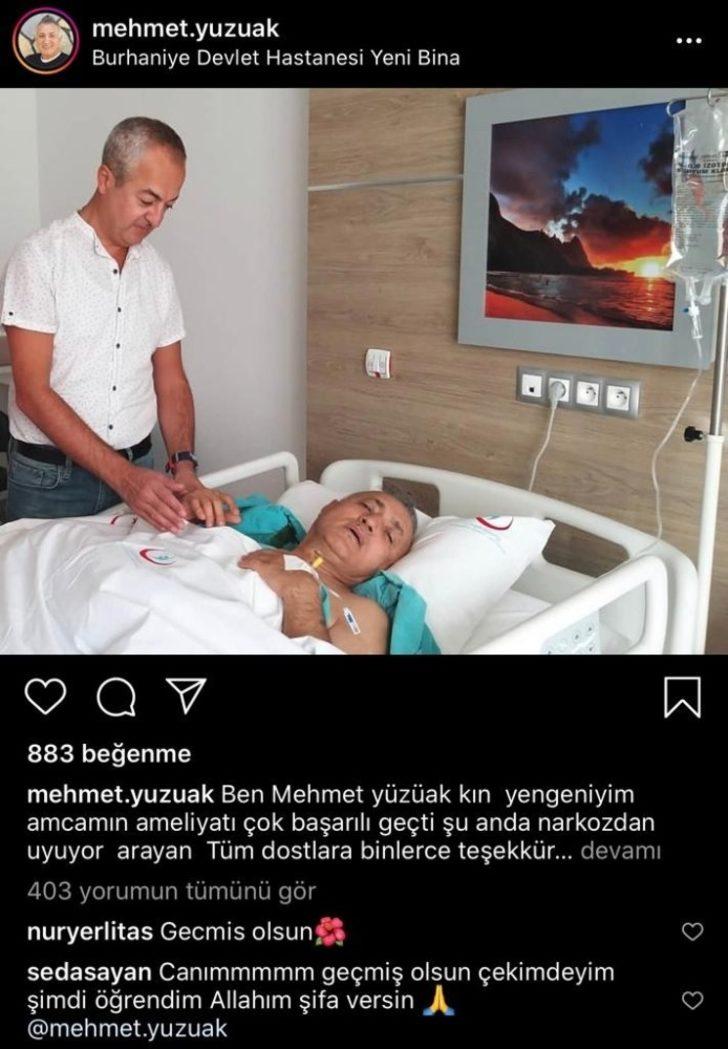 Ünlü söz yazarı Mehmet Yüzüak hastaneye kaldırıldı G4