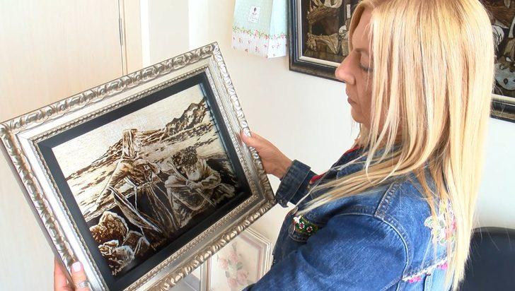 Patentini aldığı 'cam kazıma' sanatını 500 kişiye öğretti G1