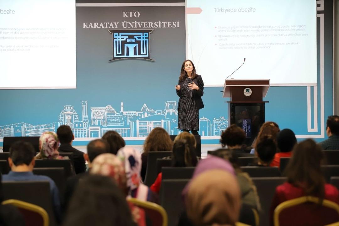 KTO Karatay &Uuml;niversitesinde sağlık semineri