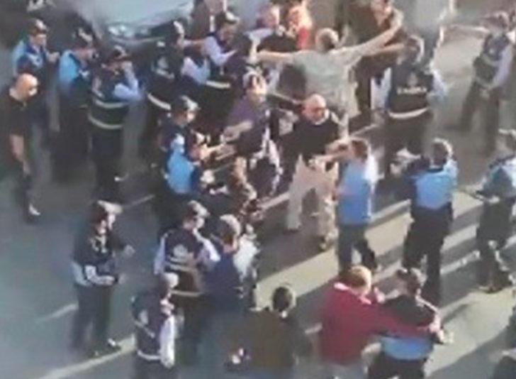 Kocaeli'de zabıta ile vatandaşlar arasında arbede G1