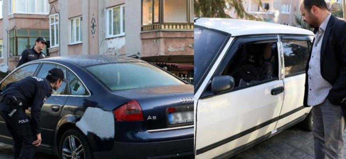 Beyoğlu'nda ara&ccedil; sahipleri şaşkına d&ouml;nd&uuml;! 6 aracın camları kırıldı