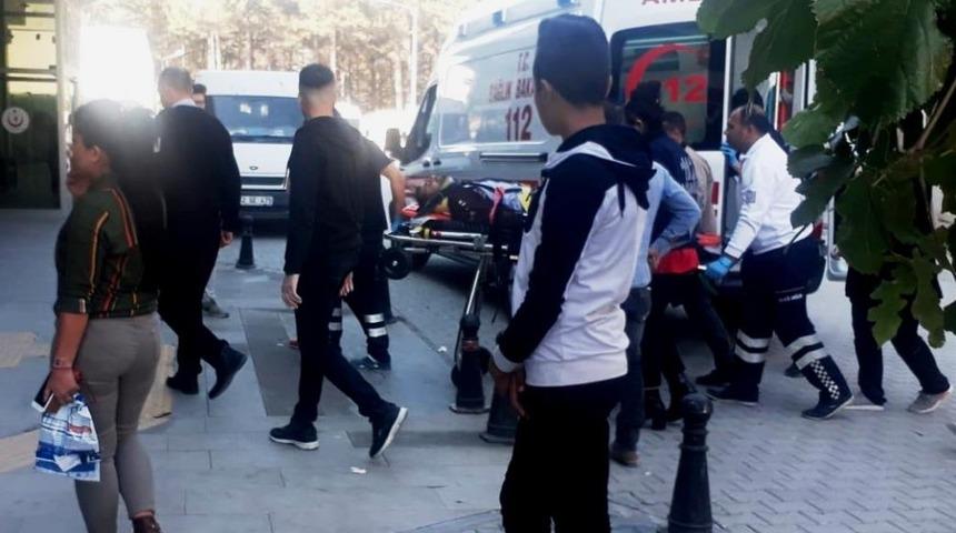 İnşaat iskelesinden d&uuml;şen iş&ccedil;i yaralandı