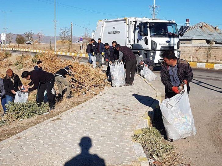 Saray Belediyesinden çevre temizliği G4
