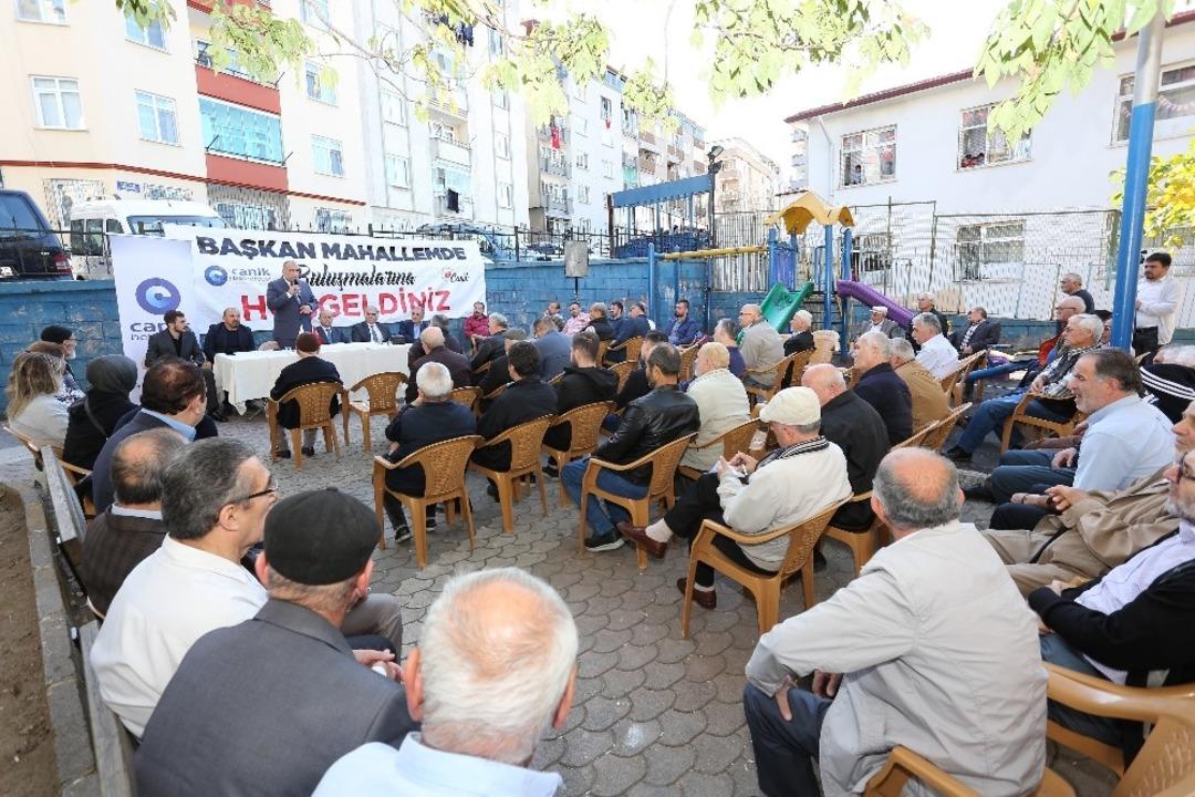 Canik&rsquo;te &ldquo;Başkan Mahallemde&rdquo;