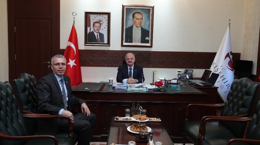 Vali Çakacak, Meteoroloji 3. Bölge Müdürü Tepe’yi kabul etti