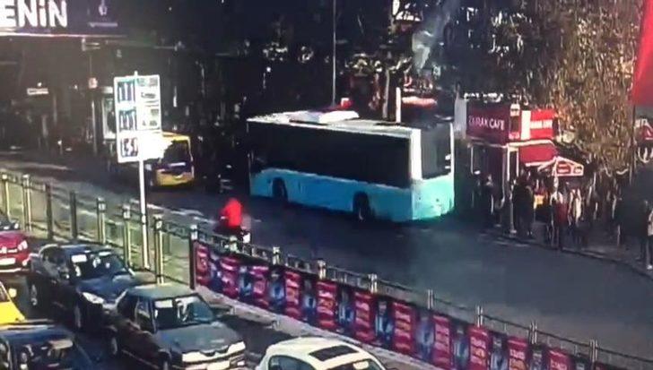 Beşiktaş'taki otobüs dehşetinin görüntüleri ortaya çıktı G3