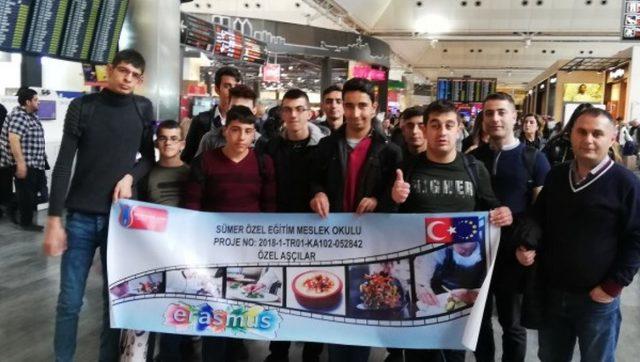 Sümer Özel Eğitim Meslek Okulu öğrencileri Erasmus+ Projesi ile İngiltere’ye gidecek