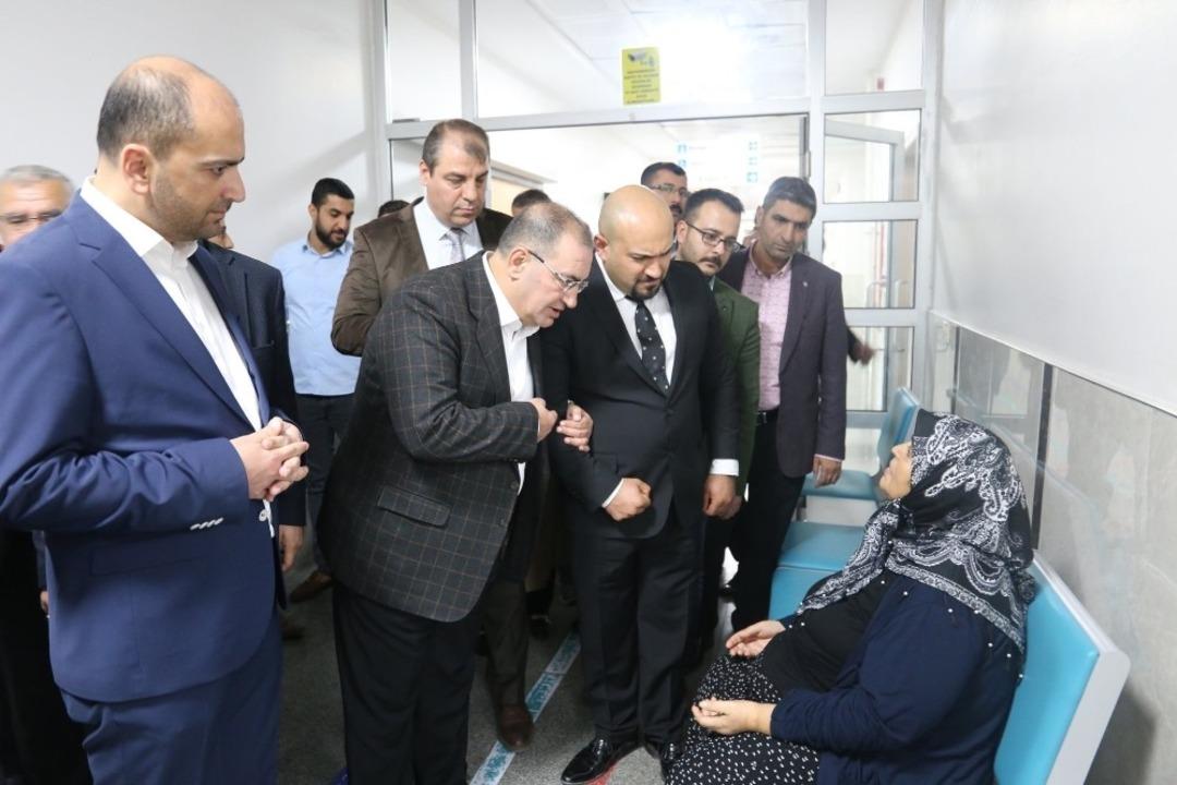 Devlet Hastanesi Başhekimi Kurtaran&rsquo;a hayırlı olsun ziyareti