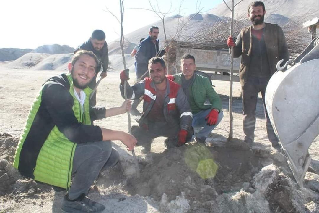 Pasinler&rsquo;de fidan seferberliği