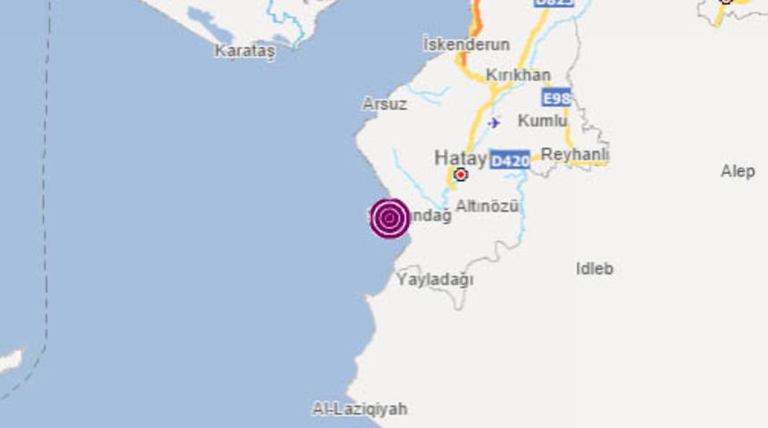 Son dakika... Antakya Körfezi'nde 3.5 büyüklüğünde deprem