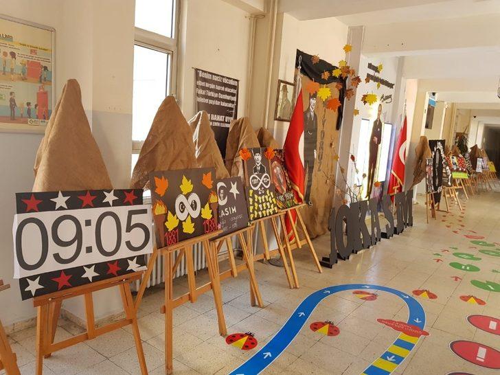 Düzce 23 Nisan ilkokulundan 10 Kasımda anlamlı sergi G2