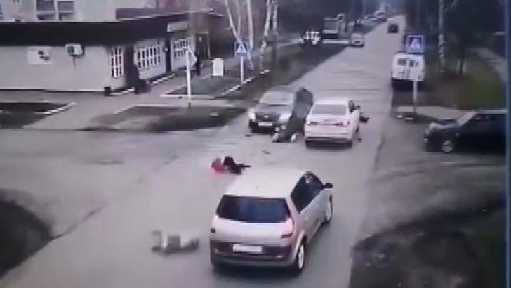 Rusya’da sarhoş sürücü dehşet saçtı! G1