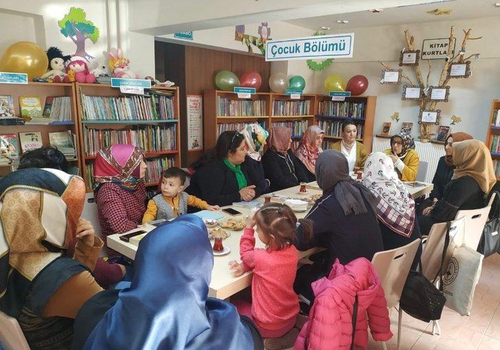 Kızılcahamam’da “Kütüphanede çay -kitap- sohbet” etkinliği G1