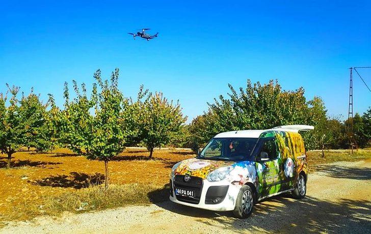 Tarım arazileri dron ile  takip ediliyor G1