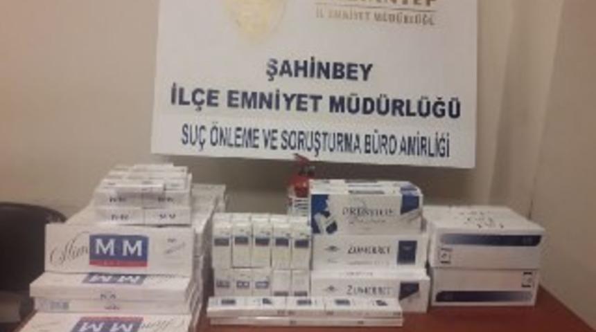 Gaziantep’te 665 paket kaçak sigara ele geçirildi