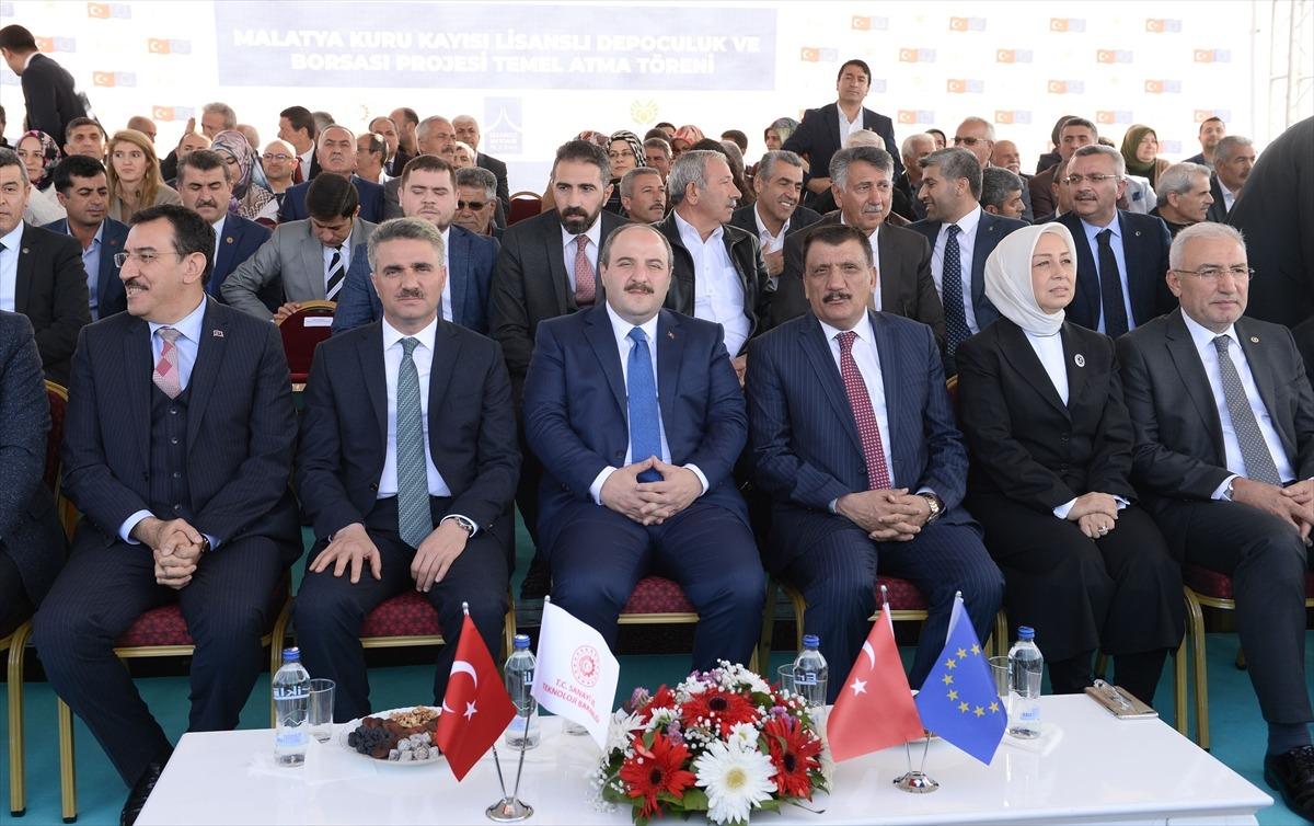 Malatya Kuru Kayısı Lisanslı Depoculuk ve Borsası temel atma t&ouml;reni