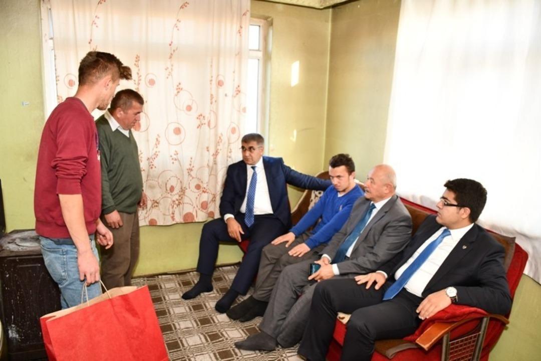 G&uuml;rel&rsquo;den şehit ailesi  ve dezavantajlı aileye ziyaret