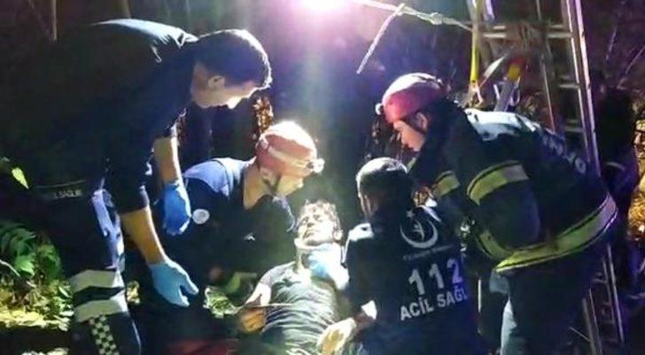 Kuyuya düştü, telefonla yardım istedi G3