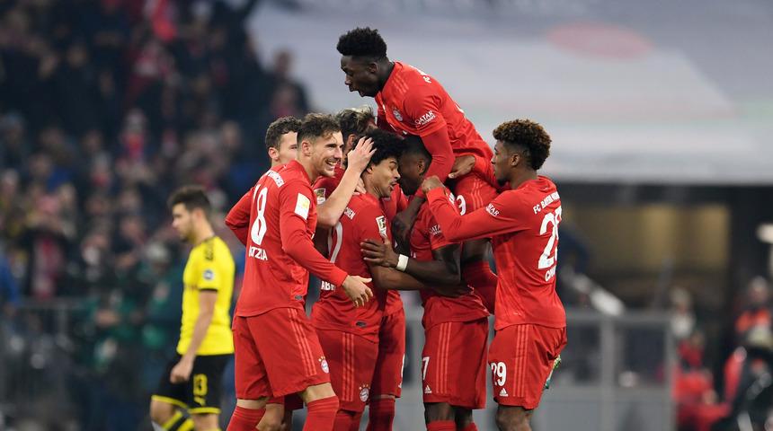 Dev ma&ccedil;ta Bayern farka koştu!