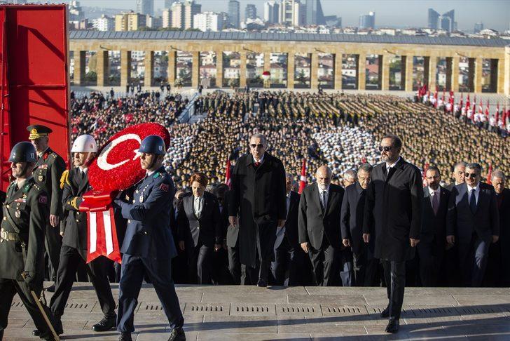 Devlet erkanı Anıtkabir'de! Erdoğan'ın mesajı G2